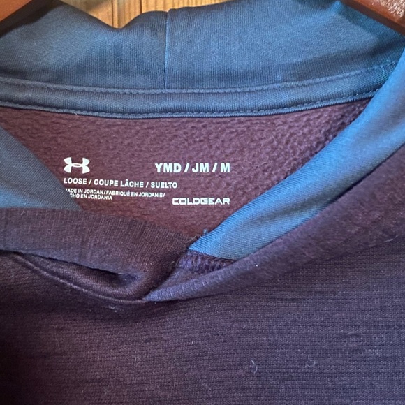 Boys Champion Hoodie- M- Deep Purple - Picture 2 of 3